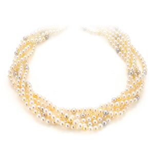 3*5 mm Akoya Creamy Pearl Necklace