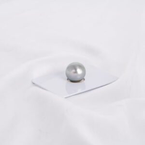 10 mm silver loose tahiti pearl near round