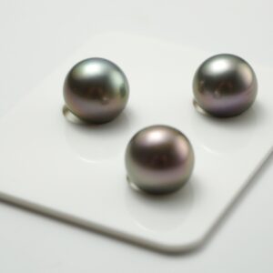 11 mm Cherry Trio set Tahiti Pearls