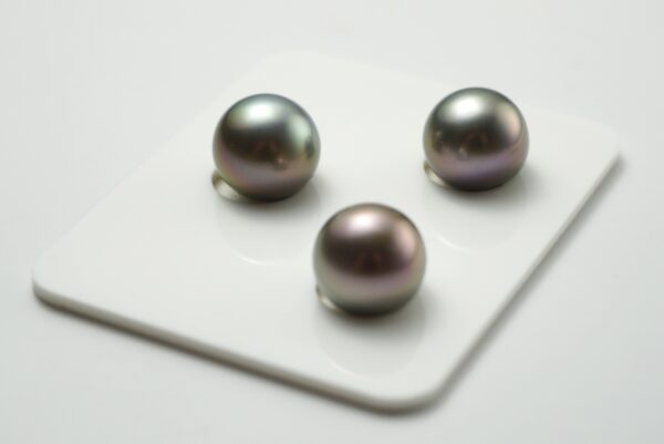 11 mm Cherry Trio set Tahiti Pearls