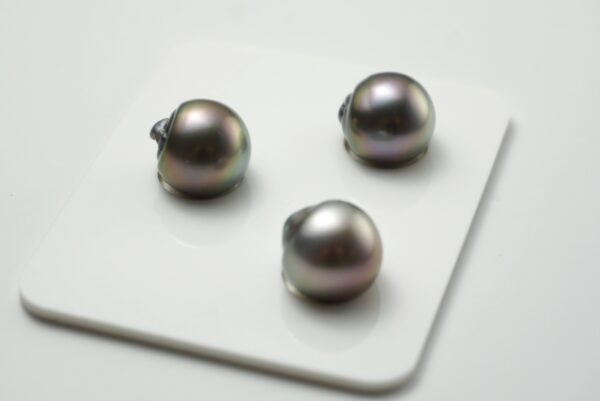 11 mm Cherry Trio set Tahiti Pearls