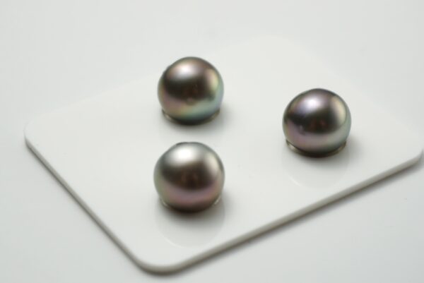 11 mm Cherry Trio set Tahiti Pearls