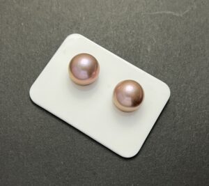 12-13 mm Paired Edison Pearls (metallic)