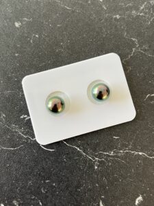8.9 mm Tahitian Green Pearls