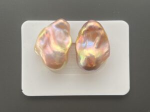 14 *21 mm  Paired FW Baroque Pearls