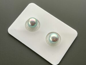 8.5 mm Paired  Akoya Blue Pearls