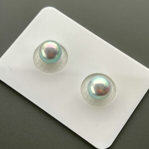 8.5 mm Paired  Akoya Blue Pearls