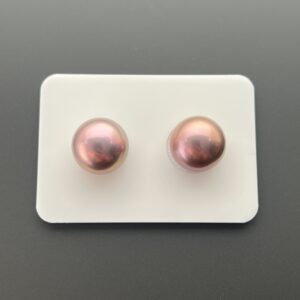 11-12 mm Paired Edison Pearls (Metallic Purple)