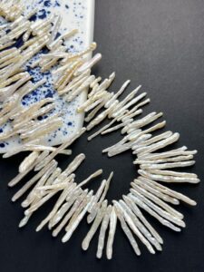 20-40 mm Toothpick Freshwater Pearl Strands
